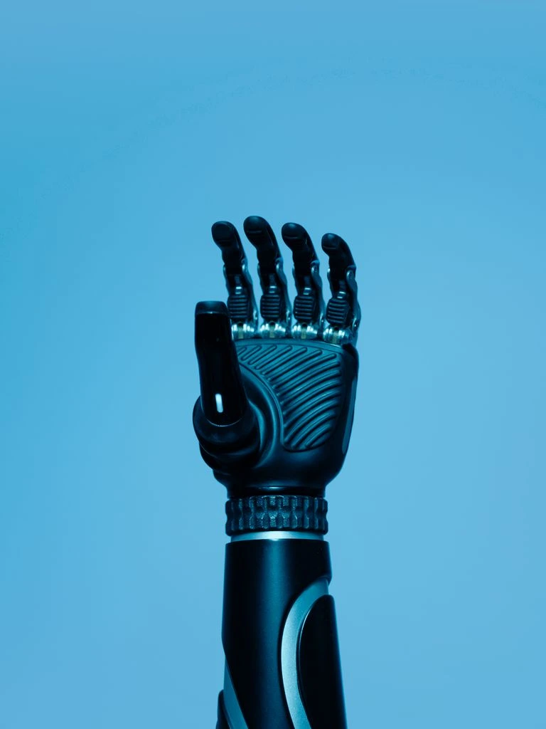 Embedded controller PCB inside a robotic arm joint